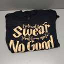 Popfunk Men's Harry Potter Up to No Good T-Shirt (Large, Black)