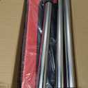 2-in-1 Leaf Roof Brush and Snow Rake, Roof Cleaning Brush & Leaf Removal Tool, Adjustable 5-20ft Cleaning Brush Tool for Cleaning Shingles, Solar Panels, Car Tops with No-Scratch Head