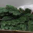 ELYKEN 9 FT Christmas Cedar Garland with Lights, Realistic Winter Christmas Decorations, Green Artificial Greenery Garland for Home Decor, Indoor, Table, Mantle, Wall