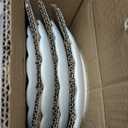 Gibson Elite Malibu Shore 15 Piece Scallop Stoneware Reactive Glaze (Service for 4) Ceramic Plates and Bowls Dinnerware Set - Cream White