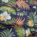 Arden Outdoor Adirondack or Rocking Chair Cushion, 20 x 17, Rain-Proof, Fade Resistant 17 x 20, Simone Blue Tropical