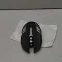 VEGCOO Wireless Gaming Mouse, C8 Silent Click Wireless Rechargeable Mouse with Colorful LED Lights and 3 Level DPI 400mah Lithium Battery for Laptop and Computer (Black)