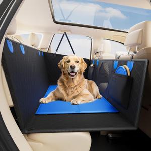 JOYTUTUS Back Seat Extender for Dogs with Dog Cooling Mat, Car Seat Cover with Hard Bottom, Back Seat Pet Cover for Summer or Hot Days Sleeping, Waterproof Dogs Hammock for Car Truck SUV
Visit the JOYTUTUS Store