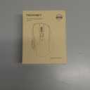 TECKNET Wireless Mouse (BT5.0/3.0 & 2.4G) Rechargeable 4800 DPI Silent USB A & Bluetooth Mouse 6 Buttons, Wide Compatibility - Grey