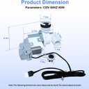 DC97-19289F Washer Drain Pump Assembly Replacement for Samsung Washing Machine WA44 WA41 WA45 WA52 WA50 WA54 etc Series Replace DC97-19289B DC97-19289A PX3516-01 DC97-17349B DC97-17366A DC97-17366J