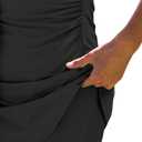 Nirovien Womens Tennis Dress with Built in Shorts Athletic Dresses Workout Dress Skort Dresses Golf Outfits (Black, S)