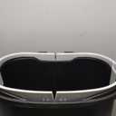Rubbermaid Classic 13 Gallon Premium Step-On Trash Can with Lid and Stainless-Steel Pedal, Black Waste Bin for Kitchen/Home/Office/Garage