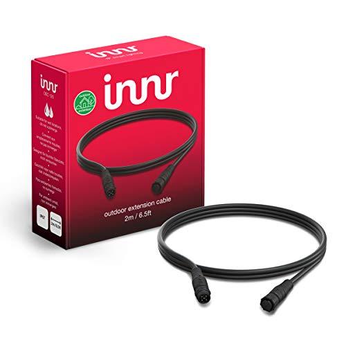 Innr Outdoor Extension Cable, 6.5ft, Works with Innr Outdoor Spot Lights and Pedestal Lights, IP65, Weatherproof (Complete Set Required) OEC 120 US