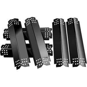 Grill Heat Plates Replacement Parts for Nexgrill 720-0896B, Porcelain Steel Heat Tents, Burner Cover, Flame Tamer, Heat Shield for Home Depot Nexgrill 6 Burner 720-0898, 14.6 Inch