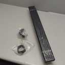 SaniteModar Linear Shower Drain, Matte Black Shower Drain 24 inch with Removable Grate, Brushed 304 Stainless Steel Shower Drain Include Hair Strainer, Adjustable Leveling Feet