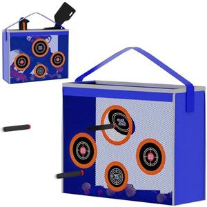 Foam Blasters Portable Practice Target Bag Storage Carry Target Pouch for Nerf Guns N-Strike Elite/Mega/Rival Series