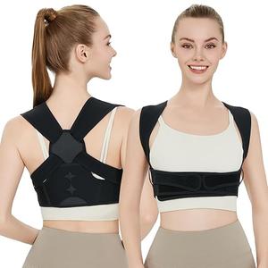  Plus Size Adjustable Scoliosis Posture Corrector For Full Back Support, Men Women Back Brace Shoulder Straightener Neck Clavicle Spine Support Hunchback Correction Large