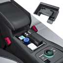 RUNROAD Center Console Organizer Tray Compatible with 2025 2026 VW Tiguan Accessories, Armrest Storage Box for Volkswagen Tiguan S SE SEL R-Line Middle Console Organizer Armrest Dividers Coin Holder