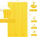 10ft x 10ft Yellow Backdrop Curtain for Parties Yellow Wrinkle Free Backdrop Drapes Panels for Birthday Party Baby Shower Wedding Photo Photography Polyester Fabric Background Decoration