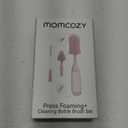 Momcozy Bottle Brush Kit, Innovative Push-Press Design for Better Cleaning - Baby Bottle Cleaner Brush for Baby Bottle, Breast Pumps, Nipples, and More - Can Generate Foam for Better Cleaning, Pink (Press Bubble Style)