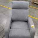 HD Ryder Swivel Glider Recliner , Gray