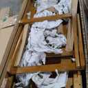 SIMPLIHOME Harper Desk - 60 Inch Wide Solid Hardwood Writing Desk in Light Golden Brown, Mid-Century Modern Home Office Computer Table for Study with 2 Drawers and Flip-Down Keyboard Tray