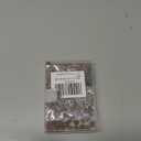 108PCS Glow in The Dark Beads 8mm Luminous Glass Beads, Crystal Round Glow Firefly Glass Loose Spacer Ball with 1 Crystal Thread for Jewelry Making DIY Crafts Earring (Orange)