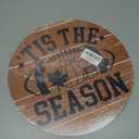 2 x Fall Football Vintage Wooden Hanging Sign Tis The Season Autumn Thanksgiving Wall Door Decor Fall Decorations for Home Office Classroom Party Living Room Porch Indoor Outdoor
