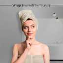 Tens Towels Pack of 8 Towels Set, 2 Extra Large Bath, 2 Hand, 4 Washcloths, 100% Cotton, Lighter Weight, Quicker to Dry, Super Absorbent, Perfect for Bathroom, Beige