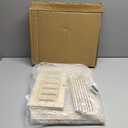 Wooden Hamster Habitat for Dwarf & Roborovski - Starter Enclosure with Acrylic Viewing Panels, Ventilated Top-Opening Design for Desktop Display (Not for Syrian Hamsters)