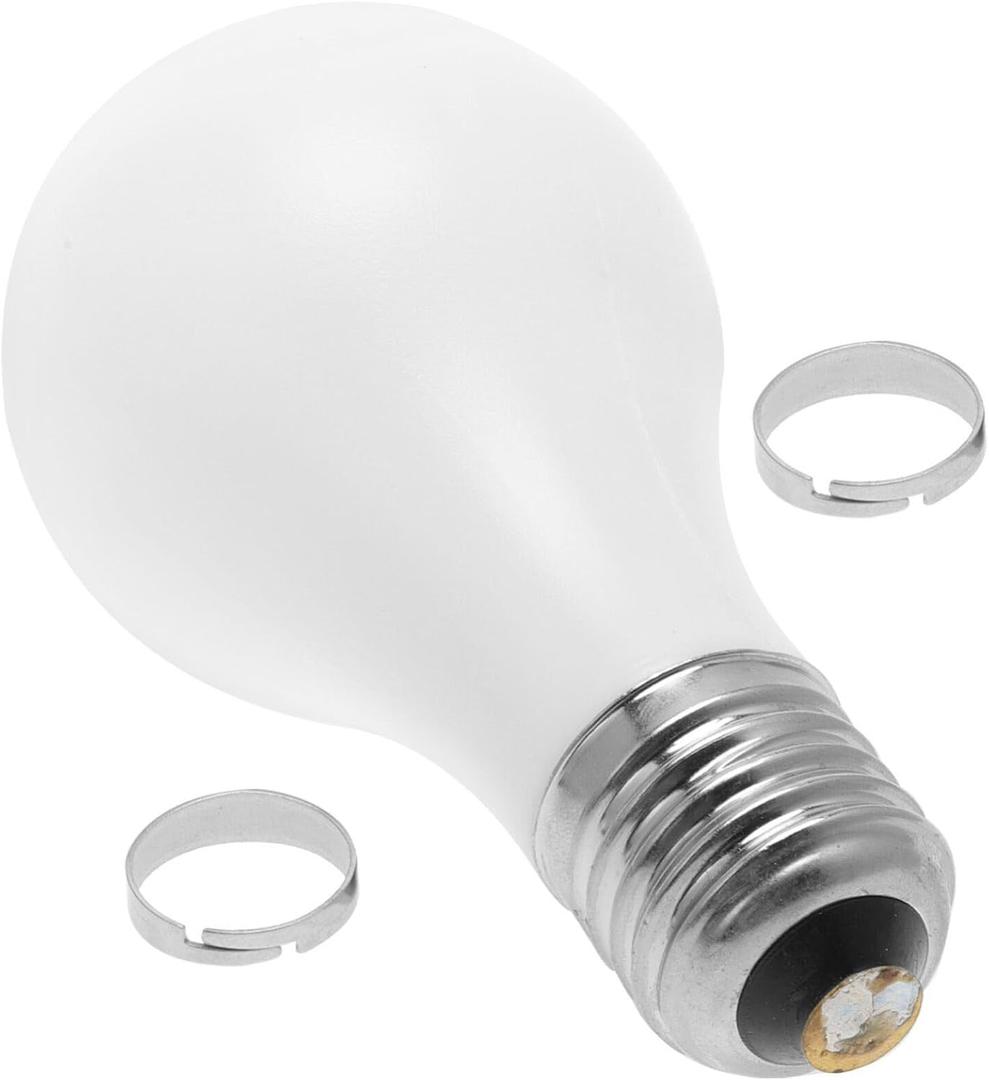 STOBOK Bulb Props, Bulb Close-Up LED Glow Tricks Bulb Toy Illusions Party Magical Props Magician's Comedy for Magic Trick, White