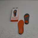 SOF SOLE ATHLETE Performance Men's Insoles - PU Foam & Gel Inserts - Heel-to-Toe Cushioning, Support, & Moisture Control, - Lightweight Comfort & Stability - Ideal for Runners, Walkers, Athletes (7-8.5, Orange)