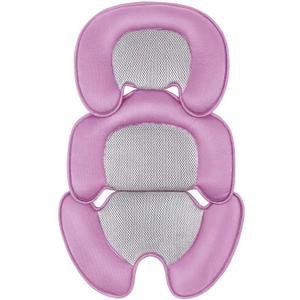 Newborn Baby Support Cushion Infant Insert 3D Mesh Breathable Liner Compatible with Stroller, Car seat, High Chair Etc (Pink)