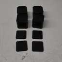 Bed Risers Furniture Risers Heavy-Duty Rectangular Adjustable Block Lift to 3 inches and 4.3 inches Desk, Sofa, Chair Legs, Refrigerator, Washing Machine Support up to 4000 pounds (two layers 3inches, Black-square)