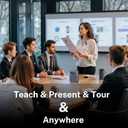 Bluetooth Voice Amplifier with Wireless Magnetic Lapel Microphone, Teacher Microphone for Classroom, Portable Voice Amplifier for Elderly, Speech, Yoga (Black)