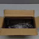 Black Sponge Holder for Kitchen Sink, Self-Draining Kitchen Sink Organizer with High Brush and Dishcloth Holder,304 Stainless Steel, Rustproof, Soap Caddy Dispenser for Countertop