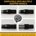 10ft Heavy Duty 1-7/8 Inch Wet/Dry Shop Vacuum Hose & Accessories - for Ridgid WORKSHOP Wet Dry Vacs (WS17823A)