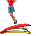 Gymnastics Springboard for Kids Vaulting Training Fitness Playing, Portable Curved Spring Board, Hard Wood Practice Equipment, Elastic Board for Home Room Athletics Training