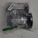 Solar Lantern Outdoor Indoor Use  Hanging Solar Lights with Realistic Flickering Flameless Candle, Weatherproof for Garden Decor, Patios, Trees, and Lawns (Black, 2 Pack)