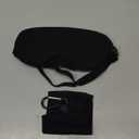 Mavogel Cotton Sleep Eye Mask - Updated Design Light Blocking with Adjustable Nose Bridge, Soft and Comfortable Night Eye Mask for Men Women, Eye Blinder for Shift Work, Includes Travel Pouch, Black