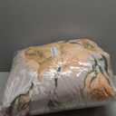 Nesker 7 Pcs Comforter Set King Size, Vintage Flower Summer Bedding Set for Kids and Adults, Rose Floral Shabby Chic Bed Sheet Sets with Fitted Sheet 2 Pillowcases & 2 Shams