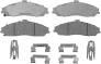 ACDelco Silver 14D731CH (19286080) Ceramic Front Disc Brake Pad Set with Hardware