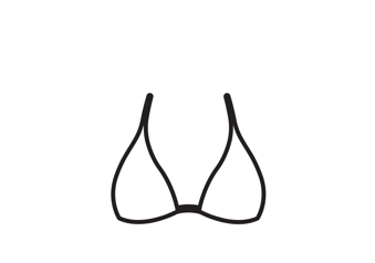 Women's Push Up Bra Lace Comfort Black  Size 80C 