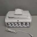 INFINITIPRO BY CONAIR Ceramic Flocked - Hot Rollers for Long, Medium, and All Hair - Hair Curler - Hair Roller Clips Included - 1 1/4-inch, 1-inch, and 3/4-inch Rollers (White)