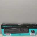 Logitech MK345 Wireless Keyboard and Mouse Combo with Palm Rest, 2.4 GHz USB Receiver, Compatible with PC, Laptop, Black