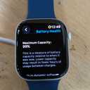Apple Watch Series 10 [GPS, 46mm] - Silver Aluminum Case with Denim Sport Band, M/L (Premium)