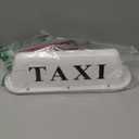 keehui Taxi Sign 12V with Magnetic Base,Dome light,Taxi Cab Roof Top Illuminated Sign Topper Car,12V Car Top Light waterproof With Cigarette Lighter