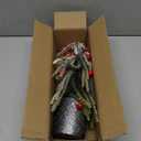 12 Inch Whimsical Curved Christmas Tree with Red Berries  1ft Mini Christmas Tree for Tabletop Whimsical Christmas Decor for Home Indoor, Office Desk & Holiday Table Centerpieces