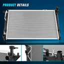 Nilight Radiator for Hyundai Santa Fe 2010 2011 2012 2013 2014 2015 2016 2017 2018, Santa Fe XL 2013-2019, Kia Sorento 2011-2015 2.4L 3.3L 3.5L