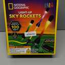 NATIONAL GEOGRAPHIC Air Rocket Toy  Ultimate LED Rocket Launcher for Kids, Jump and Launch The Light Up, Air Powered, Foam Tipped Rockets up to 100 Feet