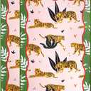 KAF Home Haven Kitchen Tea Towel - Set of 2 Quick Drying Microfiber Cloth Towels - 18 x 30 - Big Cats