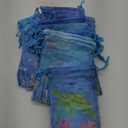 24 Pack Under the Sea Treat Bags Sea Animals Drawstring Bags Sea Drawstring Pouches Sea Ocean Animals Gift Goodie Bag Ocean Creatures Theme Party Favor for Kid, 8 Design