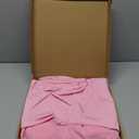 Onism Lash Bed Cover-Wipeable PU Leather Massage Bed Cover, Waterproof, Soft and Comfortable Spa Bed Cover with Storage Pocket for Eyelash Extension Bed Massage Bed Perfect for Salon Spa Home Use Pink