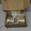 Mega Handles SUANA Entrance Combo, Door Knob and Cylinder Deadbolt and Key Combo, Heavy Duty Locking Door Knobs for Left or Right-Handed Doors  Satin Brass (1 Pack)