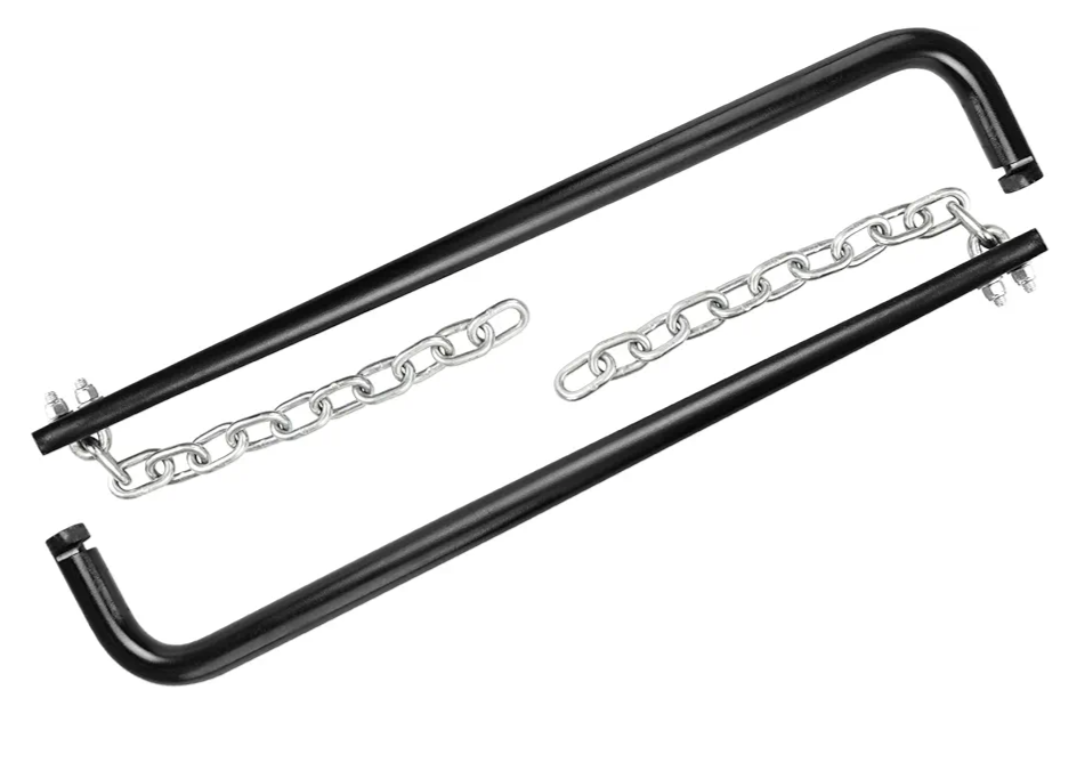 Replacement Round Weight Distribution Hitch Spring Bar for Trailer, 12,000 Lbs, 2 Packs